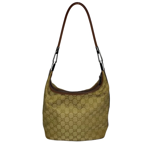 Gucci | Authentic Vintage Signature Monogram Hobo Shoulder Bag Y2K Style - Picture 3 of 17